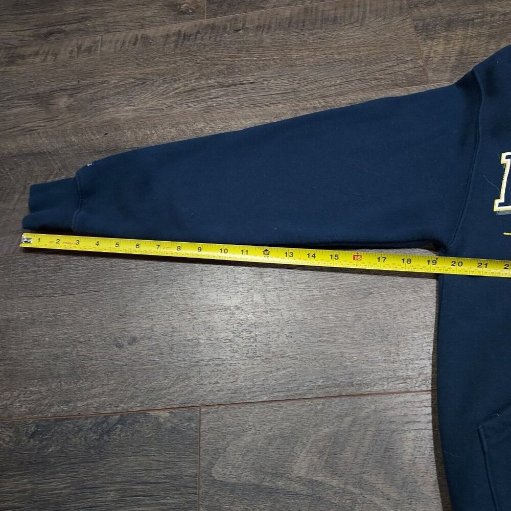 JanSport US Navy Sweatshirt Hoodie Adult Xsmall Military Blue Front Pockets - Picture 7 of 13